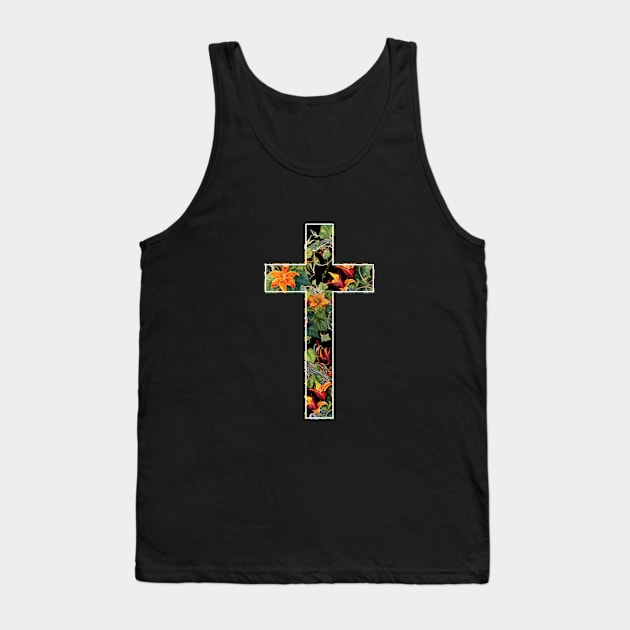 Faithful Cross Tank Top by Graceful Gifts